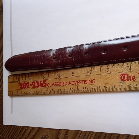 1-Cole Haan leather belt size 36 - Picture 8 of 11